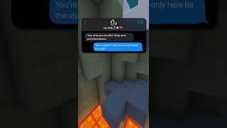 @rizz_app  saves man from gold digger #textstory #texts #redditstories #minecraftparkour