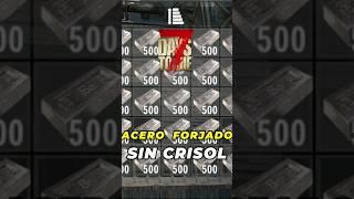 CONSIGUE ACERO FORJADO sin CRISOL en 7 DAYS TO DIE 1.0 | ESPAÑOL #SHORTS