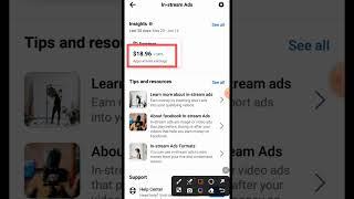 Facebook In-stream ads earning Live #instreamads #trick #facebook #youtubeshorts