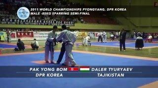 Pak Yong Bom (DPRK) v Daler Tyuryaev (TJK) -85Kg Male Sparring Semi-Final