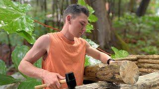 Stillness, Rain, and Cabin Work | A Quiet Day Off Grid