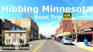 Hibbing Minnesota  road trip. Bob Dylan's childhood home 4K