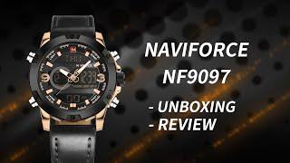 Unboxing Review of Naviforce Watch NF9097 Men's Watch Affordable Stylish Watches Analog-digital