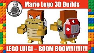 LUIGI LEGO BOOM BOOM - Digital Lego Build Animation