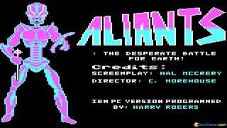 Aliants: The Desperate Battle for Earth gameplay (PC Game, 1987)