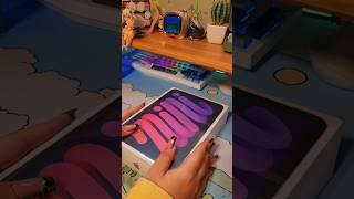  iPad mini 6 aesthetic unboxing + genshin impact gameplay #ipadmini6 #aestheticunboxing #shorts