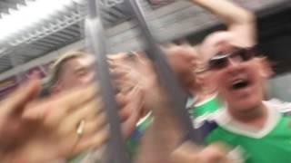 VIDEO PMG.ua: Fans from Northern Ireland are singing the song "Putin - h..lo"