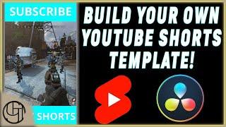 Free Template For YouTube Shorts - and How to Make It! [Davinci Resolve 17 Tutorial]