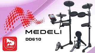 [Eng Sub] MEDELI DD610 digital drum kit with Double Bass Trigger