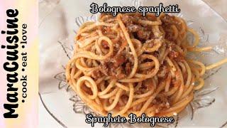 SPAGHETTI BOLOGNESE/SPAGHETE BOLOGNESE (125) | MaraCuisine