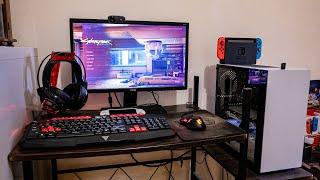 playing overwatch 2 in my gaming setup [cozy]