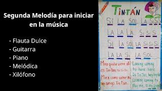 TIN TAN 🪗 #aprenderguitarra  #clasesmusica | flauta  Xilofono 🪕 Piano ‍ Profesor #artegato 