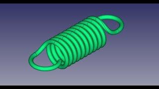 FREECAD #110 - HELICAL SPRING