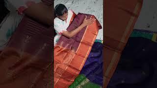 Premium Handloom Silk Saree With Silk Mark Hologram Price 7.5k DM9943399929 #saree #shorts #trending
