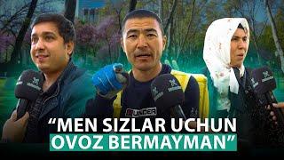 “Men sizlar uchun ovoz bermayman”