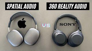 Apple Spatial Audio vs. Sony 360 Reality Audio - Airpods Max | Sony XM4