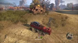 Crossout- 4k - growl - hardcore - Dt cobra -  Studded wheels - Fuel barrel / tank