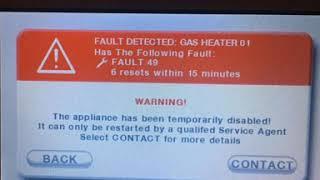 Braemar tq320 tq330 tq420 tq430 not working and giving fault code
