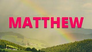 Matthew | Selected Bible Audio & Summary | Words & Pictures