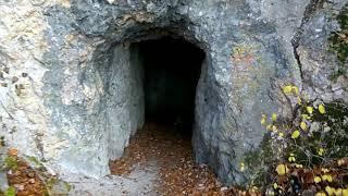 Passing throuth the caves and tunnels of the "Hohle Felsen" (Arlesheim)