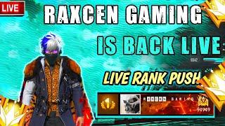 New Season CS Rank Grandmaster Push || Raxcen Gaming || Free Fire Live 