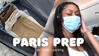 europe prep vlog | my favourite nail set | my hair went horribly wrong