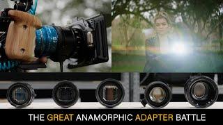 The GREAT ANAMORPHIC ADAPTER BATTLE   Laowa, Blazar, Aivascope, Great Joy, Schneider, Sirui