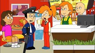 Caillou Works At Chuck E Cheese/Gets Rich/Ungrounded/Miss Martin Gets Arrested