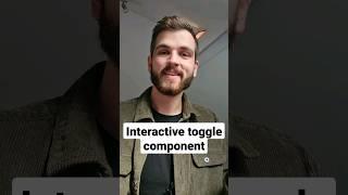 Create an interactive toggle component in Figma in less than 60 seconds #figma #figmatutorial #ui