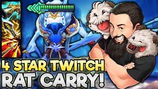 4 Star Twitch - Was This Worth The Wait? YES!! | TFT Magic & Mayhem | Teamfight Tactics