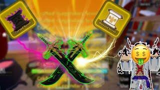 Unlocking Cursed Dark Blade By Using Mythical Scrolls In Blox Fruits #1 | +99 Leviathan Scale!!