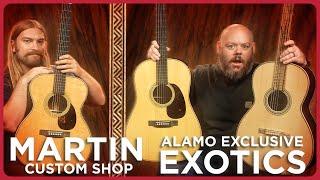 Insane Exotic Woods On Martin Custom Shop Guitars | Alamo Music 95th Anniversary Exclusives