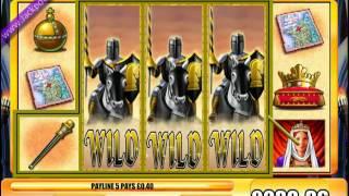 MEGA BIG WIN £253.20 (422:1) on BLACK KNIGHT™ SLOT GAME AT JACKPOT PARTY®