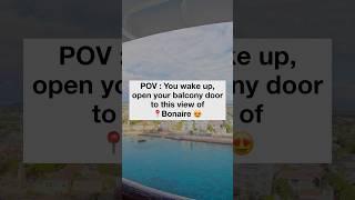 Bonaire From the Best Seat on the Ship: Your Cruise Balcony! #cruise  #caribbeancruise #bonaire