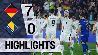 Germany vs Bosnia 7-0 HIGHLIGHTS | UEFA Nations League 2024