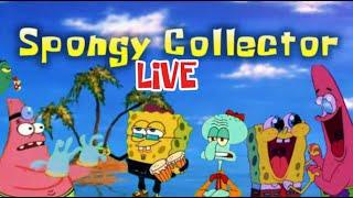 Spongy Collector Reacting and Playing Roblox!LIVE