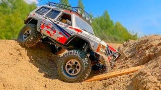  RC Jeep Cherokee Takes on the Impossible Sand Adventure! ️