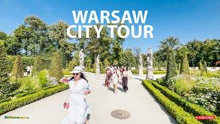 Warsaw City Poland - Wilanow Palace, Walking Tour, 4K 60fps, City Walk - Travel Walk Tour,