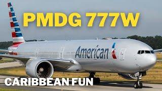 St Lucia Caribbean Run | PMDG 777W | KMIA - TLPL | Vatsim