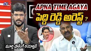 అప్ నా టైం ఆగయా | TV5 Murthy STUNNING REACTION on Nagababu Comments | YCP Peddireddy | TV5 News