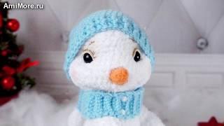 Амигуруми: схема Снеговика. Игрушки вязаные крючком - Free crochet patterns.