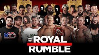 WWE 2K18 Royal Rumble - 30 Man match & New Gameplay Mechanics