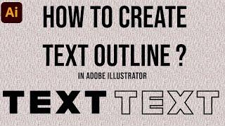 How To Convert Text To Outlines In Illustrator 2024 Tutorial For Beginners?