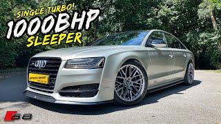 THIS INSANE *1000BHP SINGLE TURBO SWAPPED* AUDI S8 IS MADNESS!