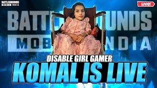 BGMI LIVE W KOMAL YT  DISABLE GIRL GAMER || MARATHI + HINDI STREAM ️ HORIZONTAL STREAM #bgmilive