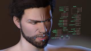 DAZ to MAYA facial animation with custom FACIAL GUI