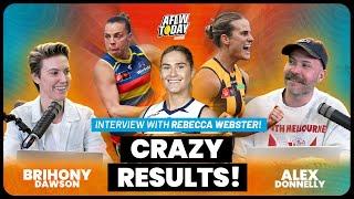 AFLW Round 4 Wrap - Unbeaten Crows, Firing Hawks & Cats Star Rebecca Webster | AFLW Today