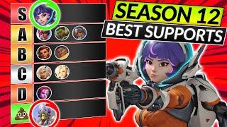 NEW SEASON 12 SUPPORT TIER LIST - BEST and WORST Heroes to Main - Overwatch 2 Guide