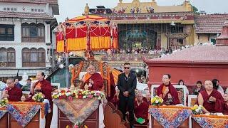 Boudha || H.H the 41st Sakya Gongma Trichen Rinpoche || H.H 42nd Sakya Trizin Ratna Vajra Rinpoche.