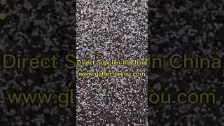 Start working in the production process of chunky glitter faux leather today